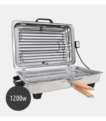 Ηλεκτρική ψησταριά BBQ ROLLER KAPPATOS 1200W Inox